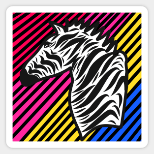 The zebra Sticker